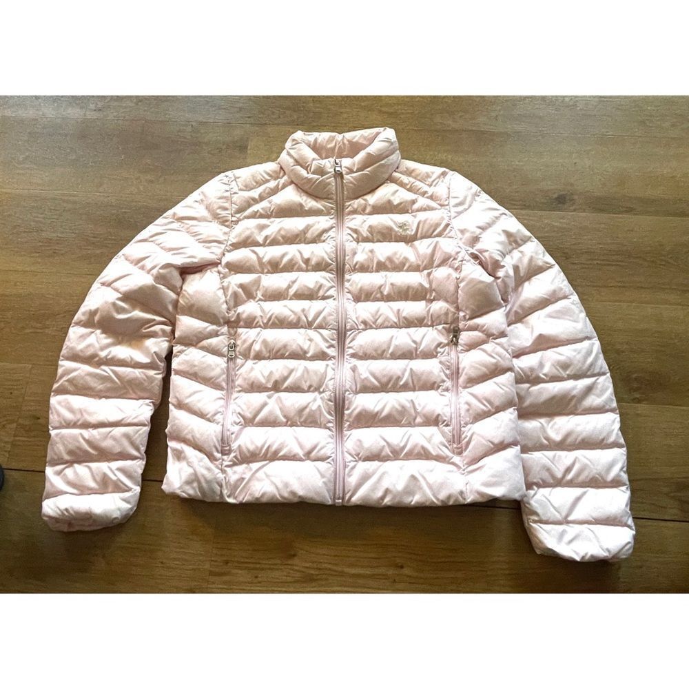 Polo Ralph Lauren Lightweight Hint of Pink Girl’s Jacket Size XL 16